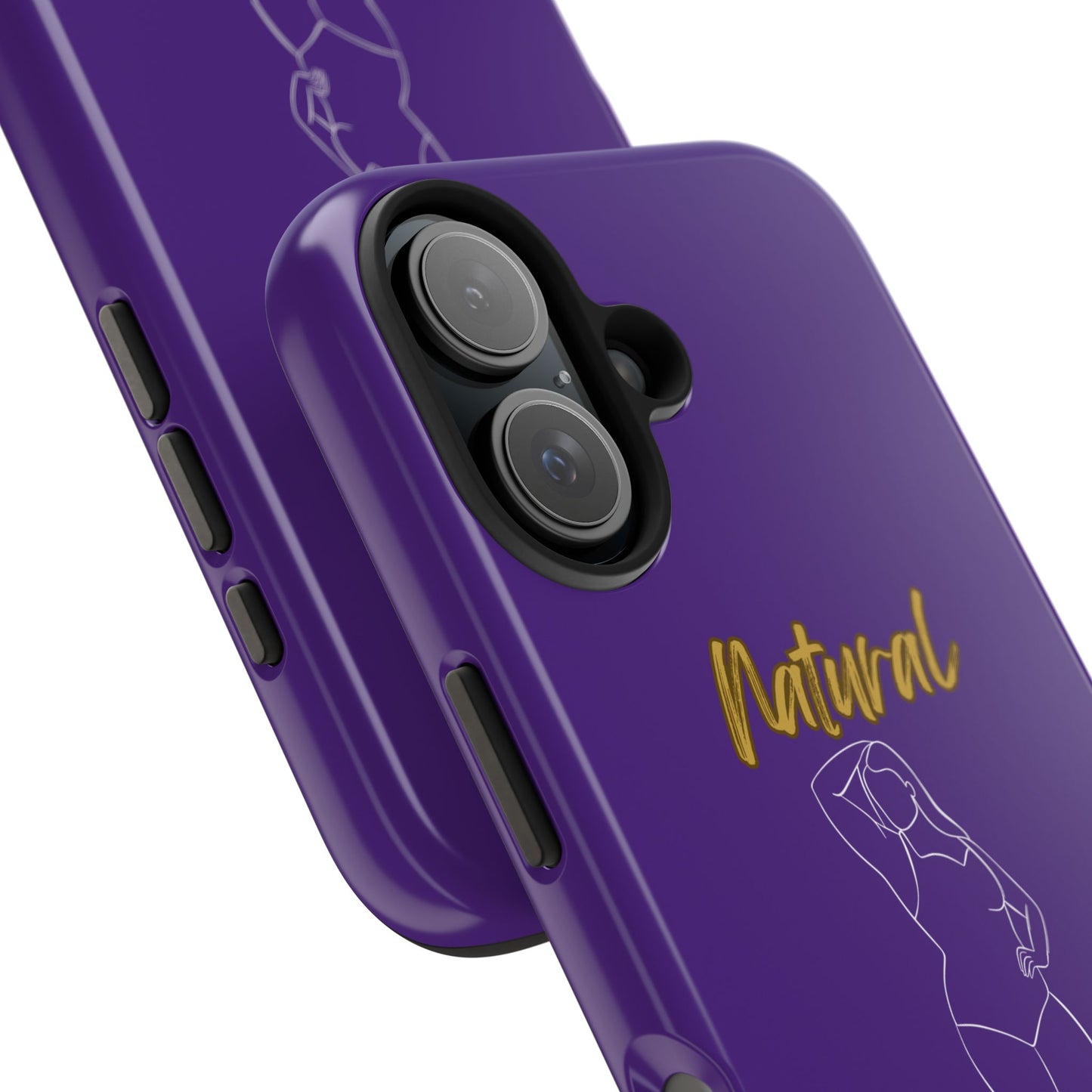 Natural Woman Looking Good (WL)Tough Phone Cases PURPLE