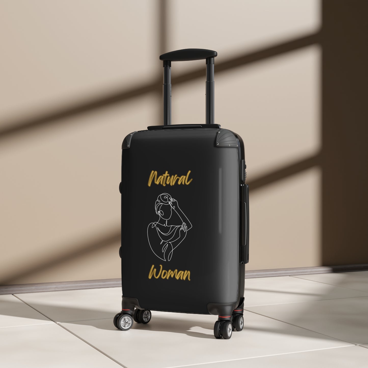 Natural Woman Style (WL) Suitcase BLACK