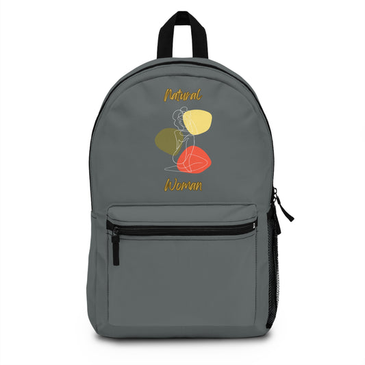 Natural Woman Colorful Pose (WL) Backpack DARK GREY