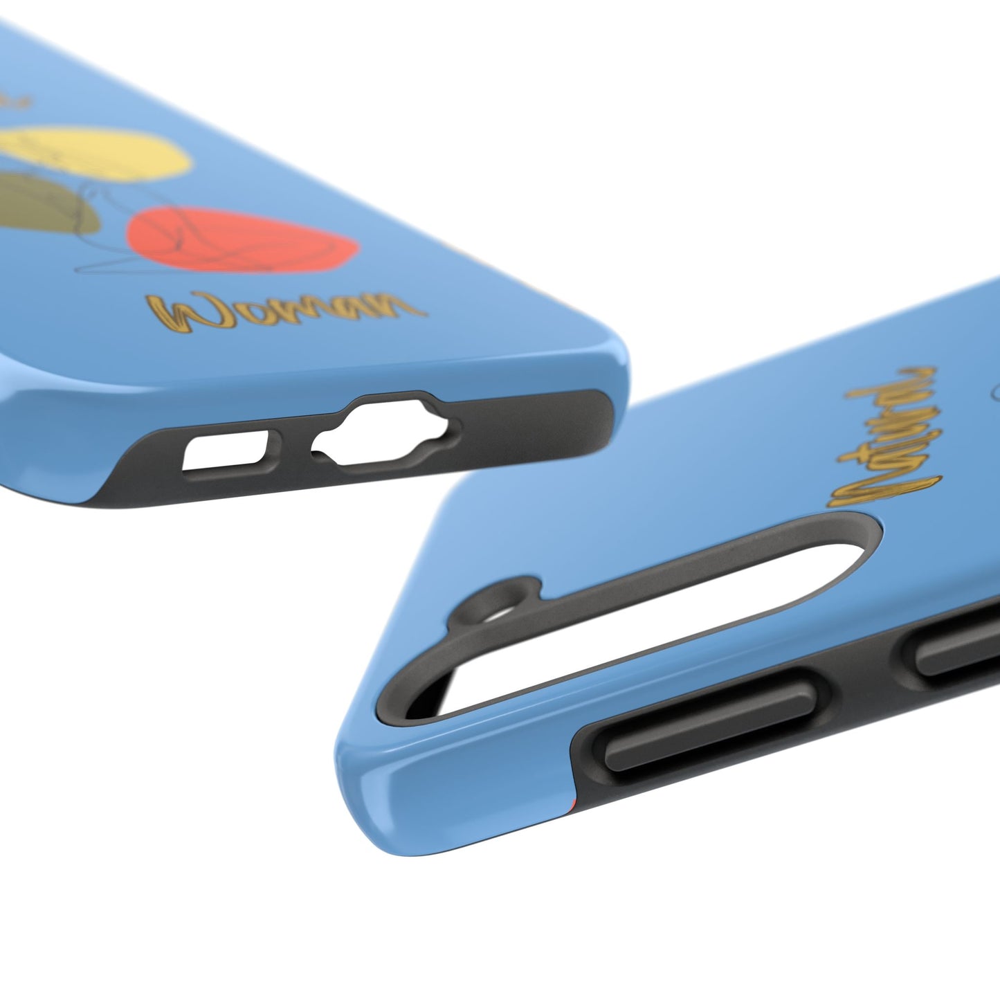 Natural Woman Colorful Pose (BL)Tough Phone Cases LIGHT BLUE