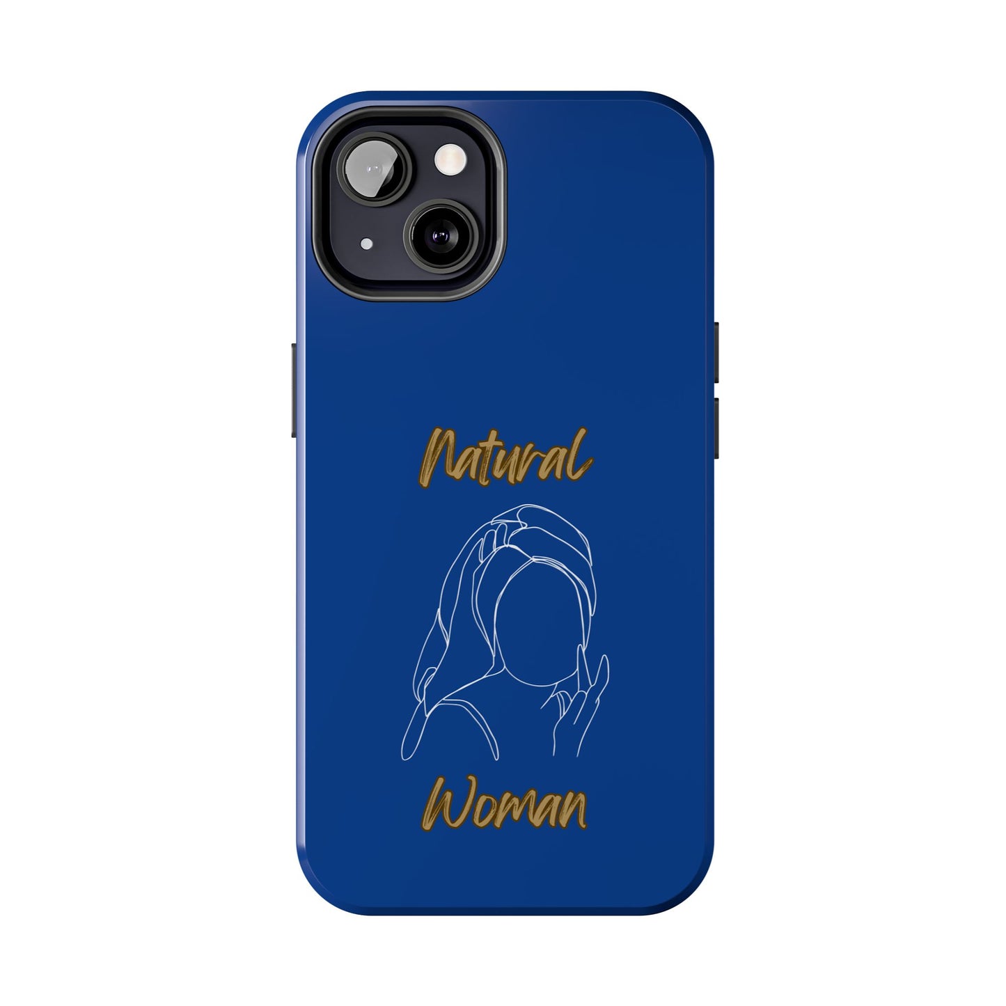 Natural Woman Towel Wrapped (WL)Tough Phone Cases DARK BLUE