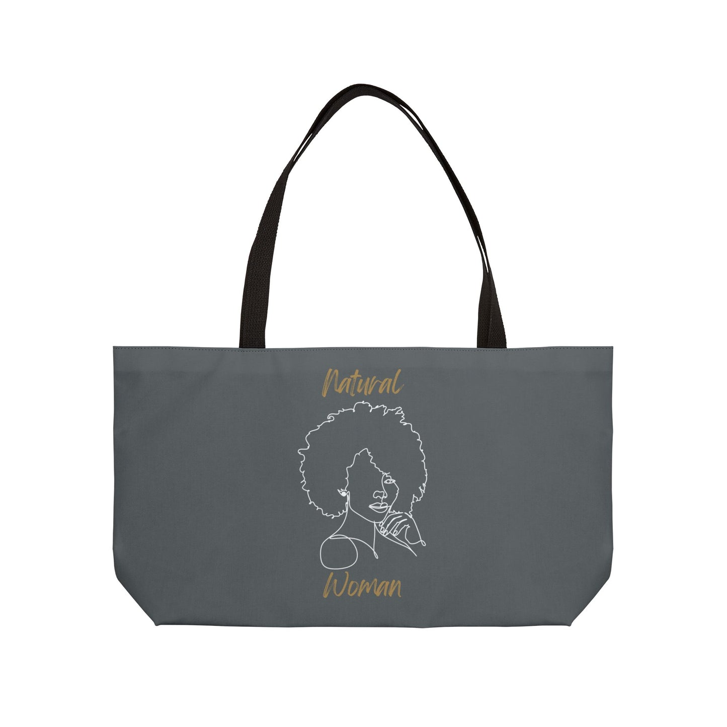 Natural Woman The Look (WL) Weekender Tote Bag DARK GREY