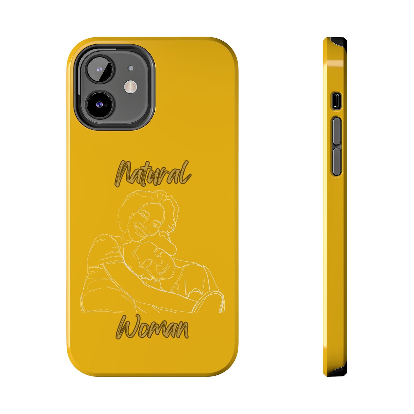 Natural Woman Loving Embrace (WL)Tough Phone Cases YELLOW