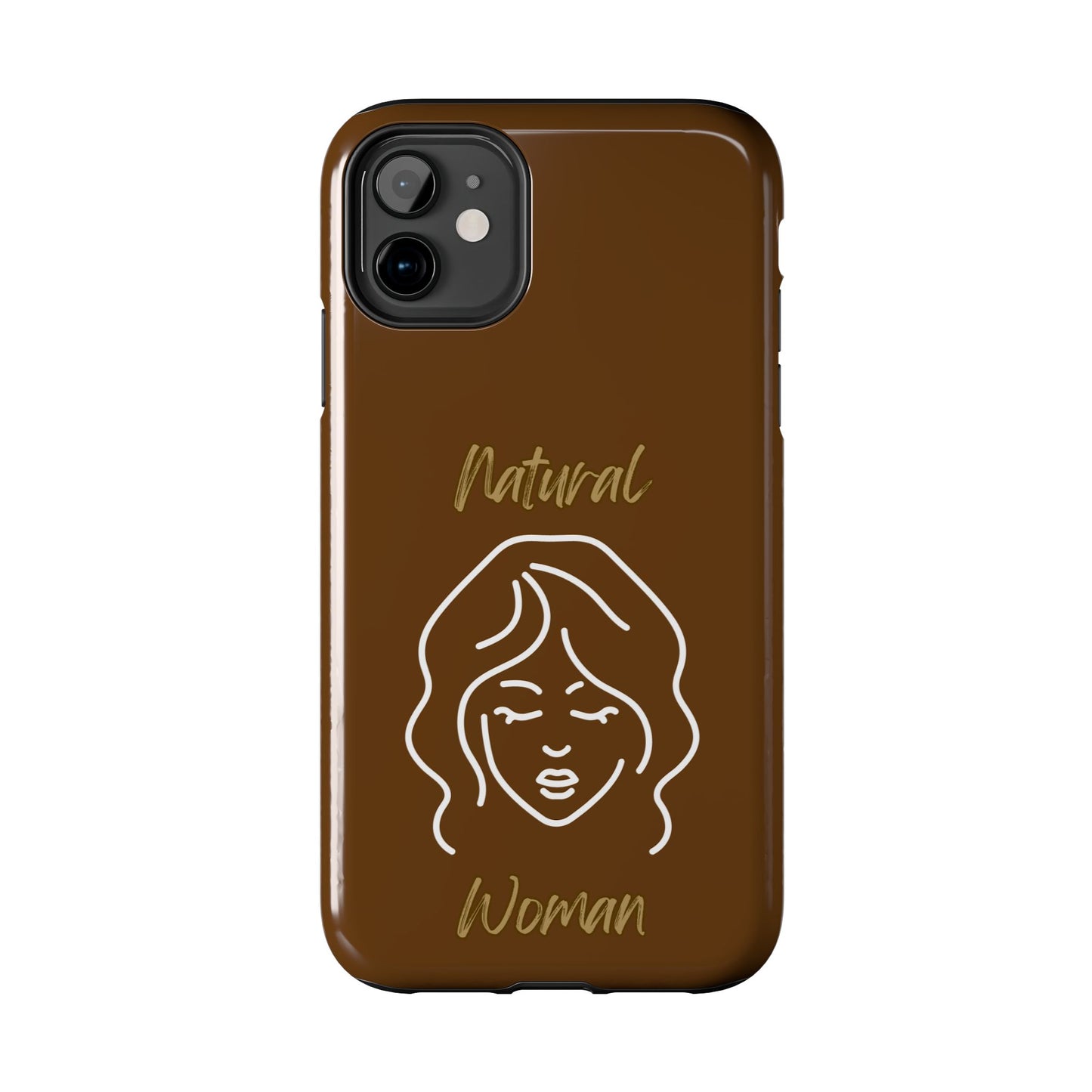 Natural Woman Modest (WL)Tough Phone Cases BROWN