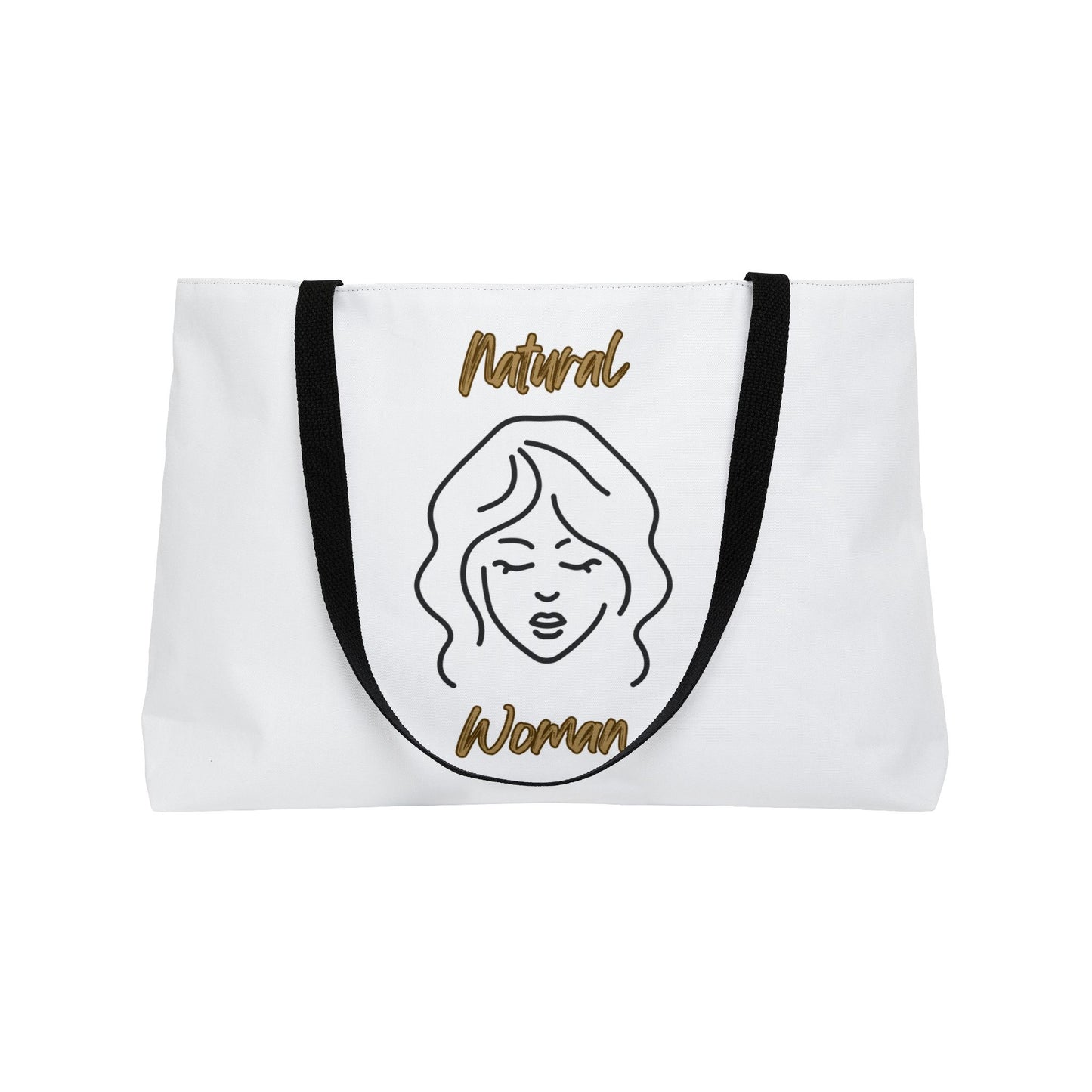 Natural Woman Modest (BL) Weekender Tote Bag WHITE