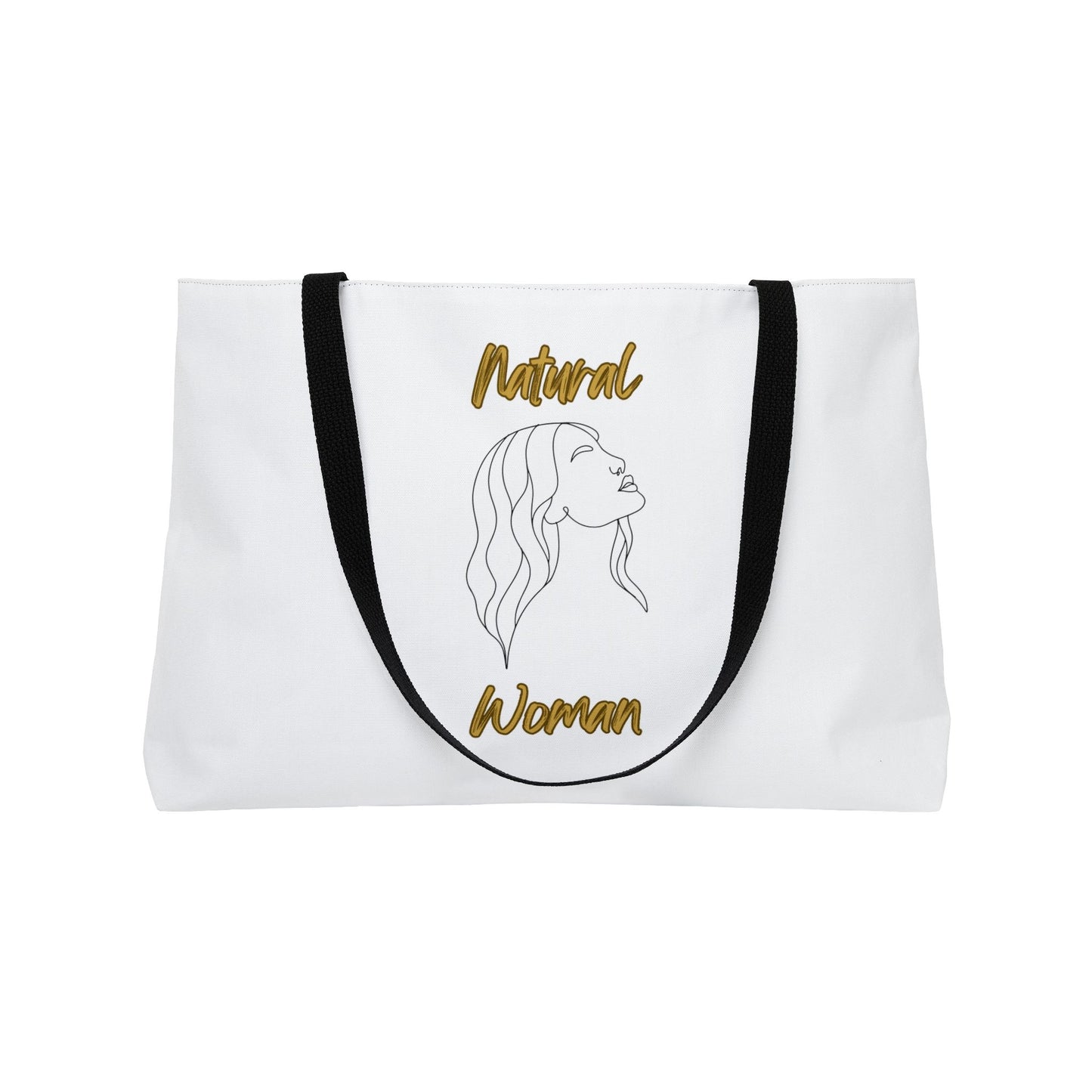 Natural Woman Breeze On Face (BL) Weekender Tote Bag WHITE