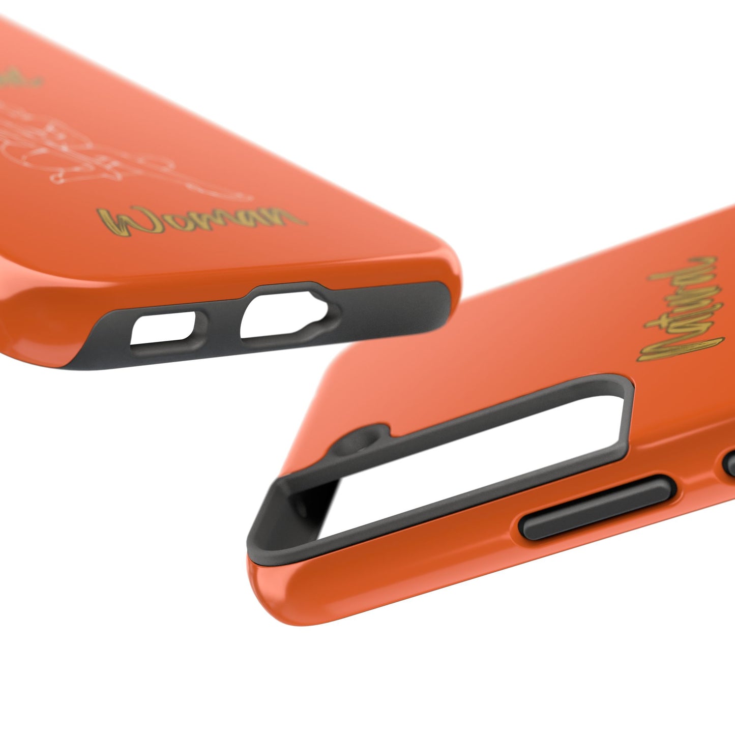 Natural Woman Shoulder Action (WL)Tough Phone Cases ORANGE
