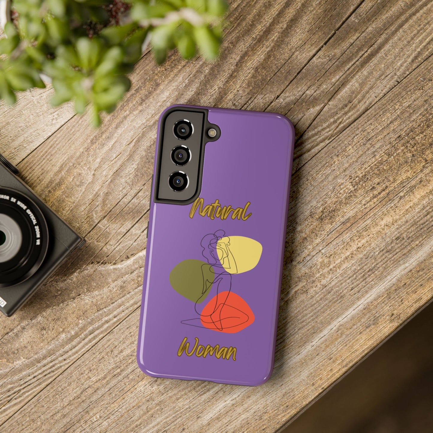 Natural Woman Colorful Pose (BL)Tough Phone Cases LIGHT PURPLE