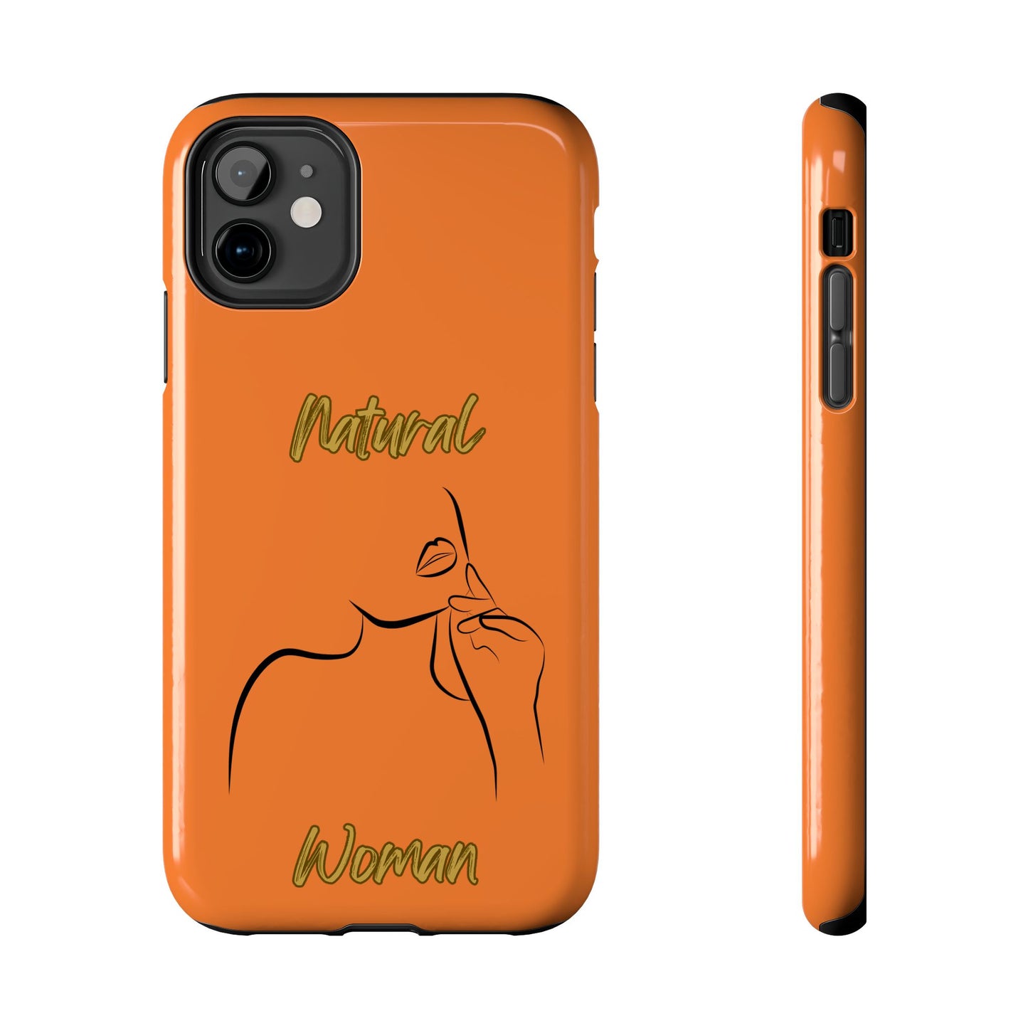 Natural Woman Chin Up (BL)Tough Phone Cases CUSTA