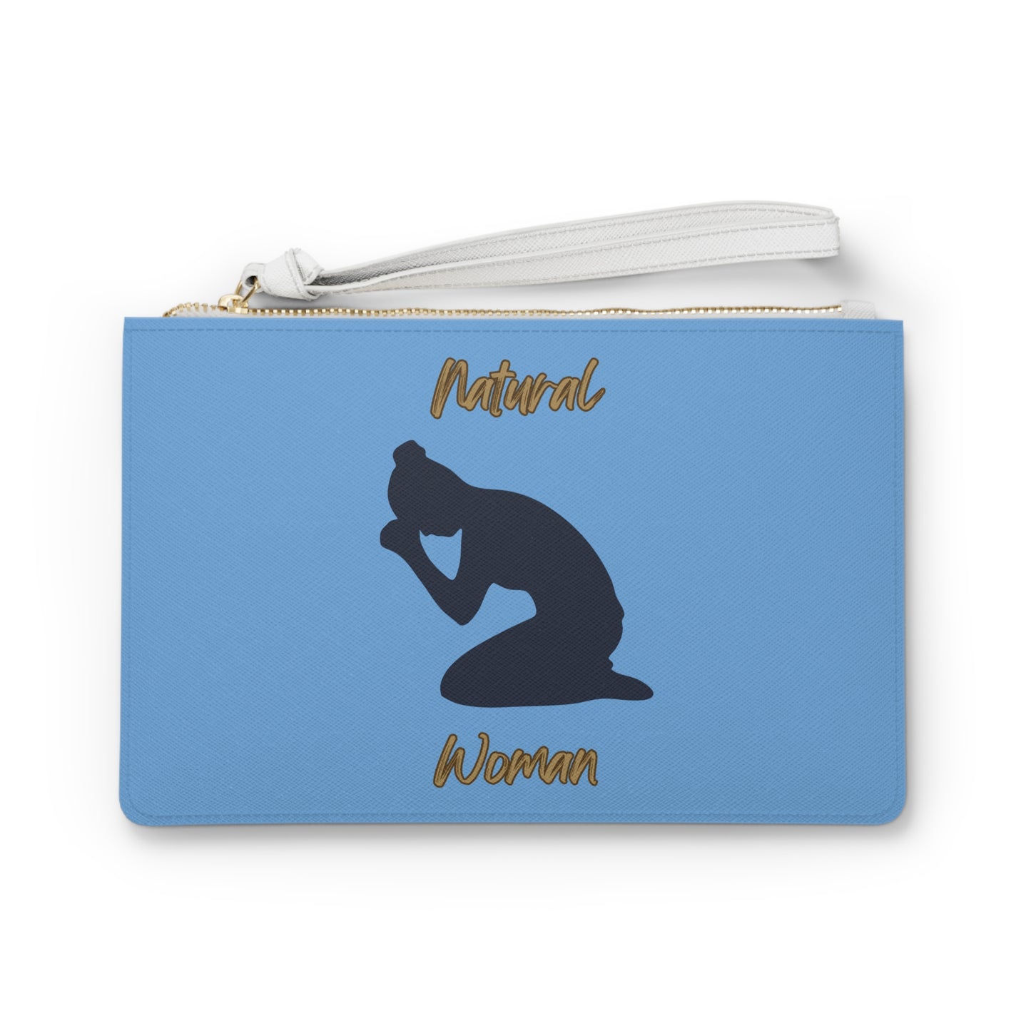 Natural Woman Pray (BL) Clutch Bag LIGHT BLUE
