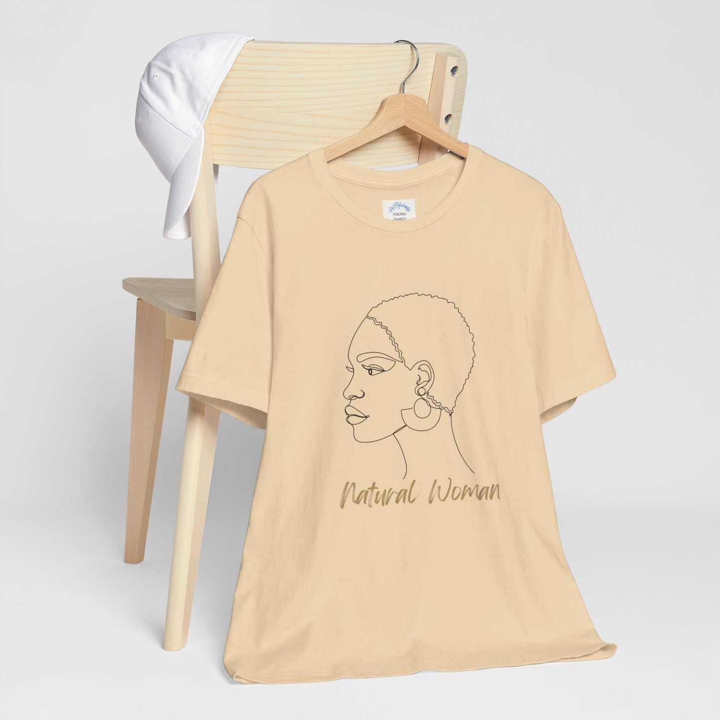 NATURAL WOMAN Finger Waves (BL) Short Sleeve T-Shirt