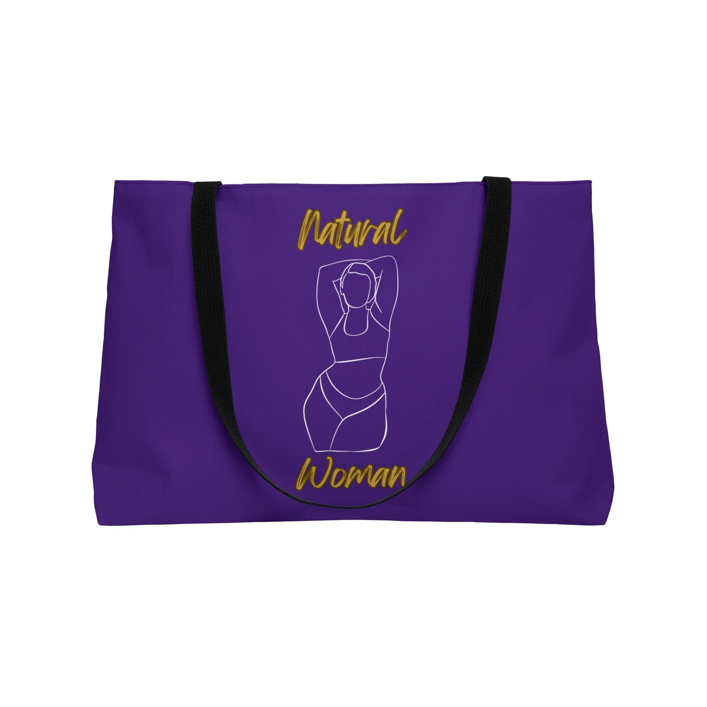 Natural Woman I Love Me (WL) Weekender Tote Bag PURPLE
