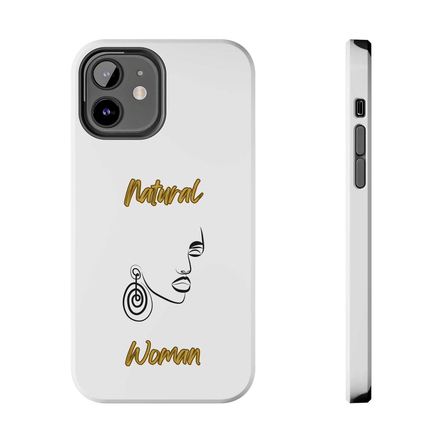 Natural Woman Music In My Soul (BL)Tough Phone Cases WHITE