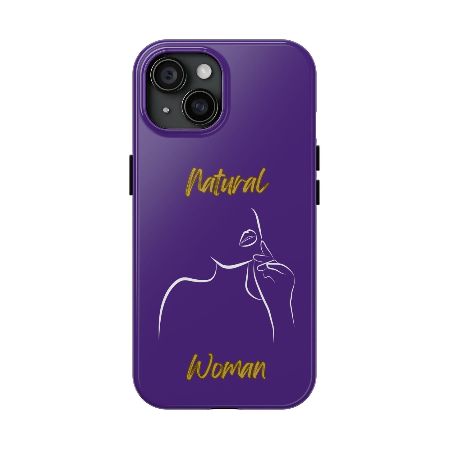 Natural Woman Chin Up (WL)Tough Phone Cases PURPLE