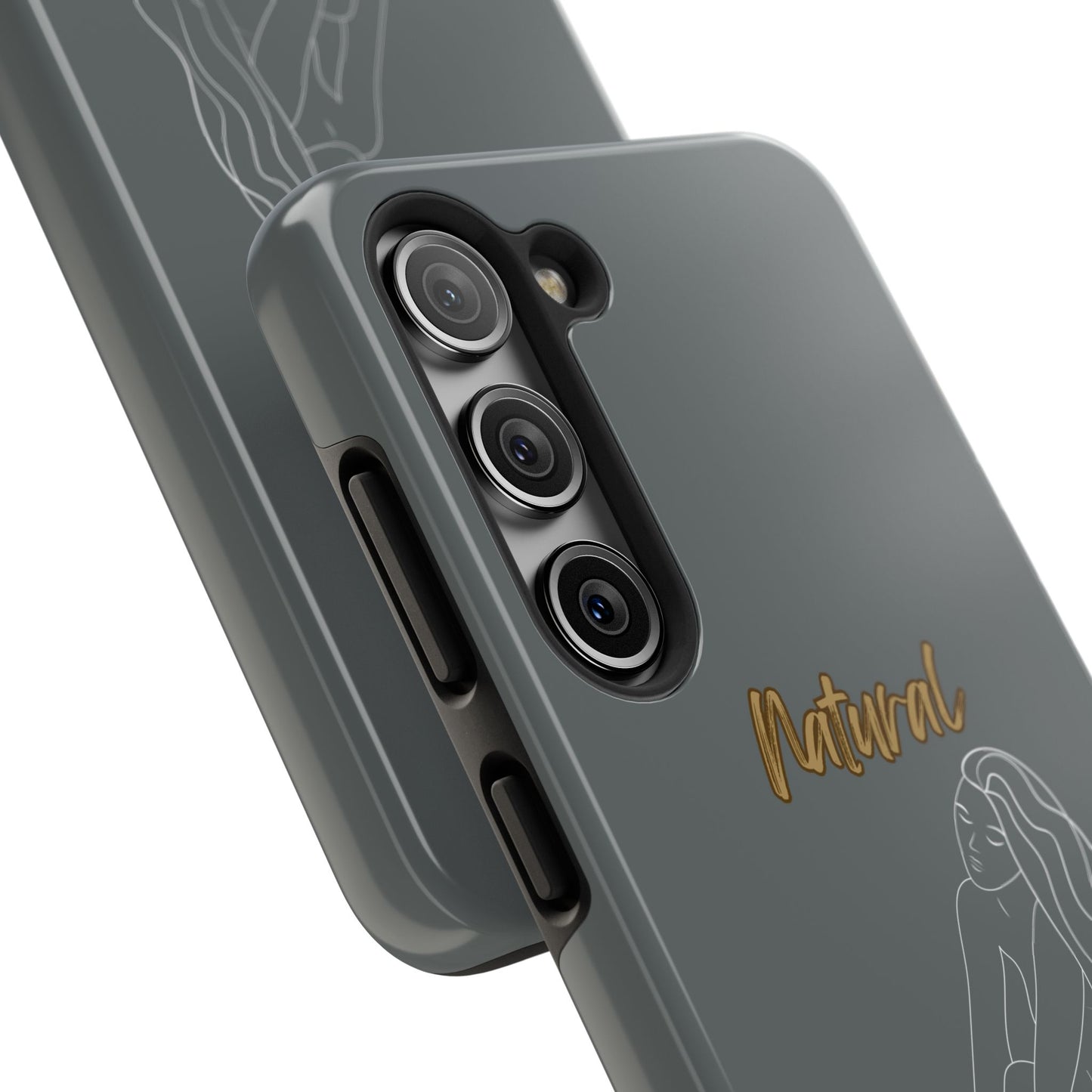 Natural Woman Beauty (WL) Tough Phone Cases DARK GREY