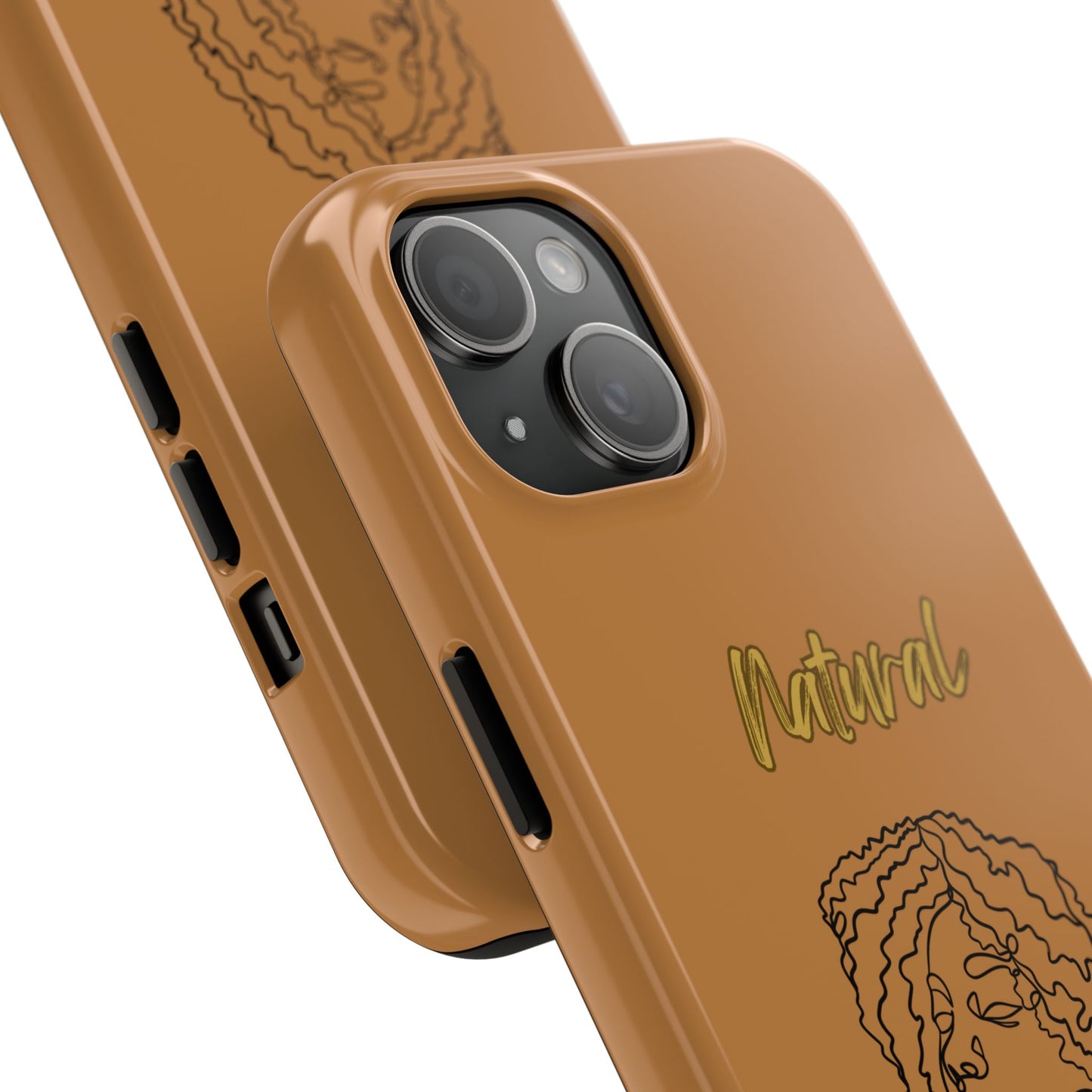 Natural Woman Naturally Me (BL)Tough Phone Cases LIGHT BROWN