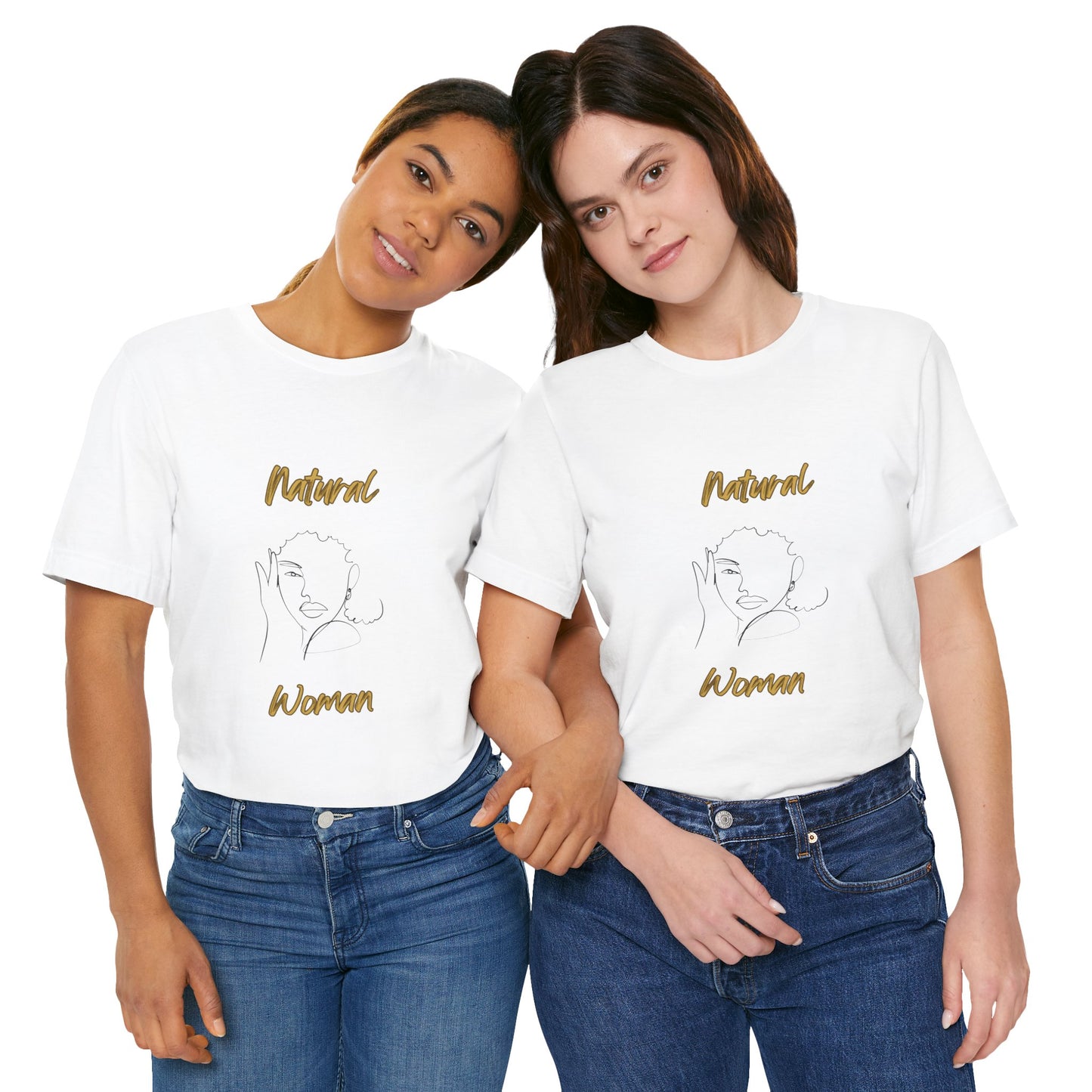 Natural Woman Let's Be Friends (BL) Short Sleeve T-Shirt