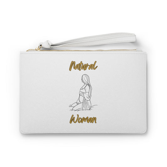 Natural Woman Expecting (BL) Clutch Bag WHITE