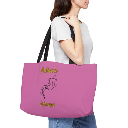 Natural Woman Free (BL) Weekender Tote Bag LIGHT PINK