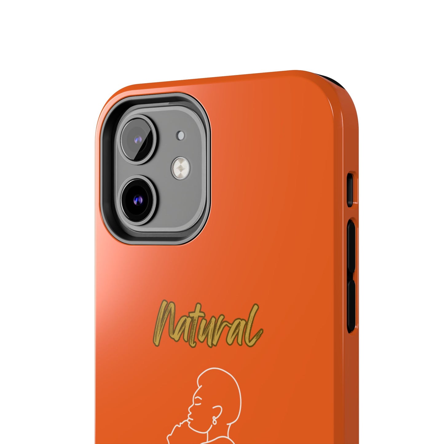 Natural Woman Safe With Momma (WL) Tough Phone Cases ORANGE