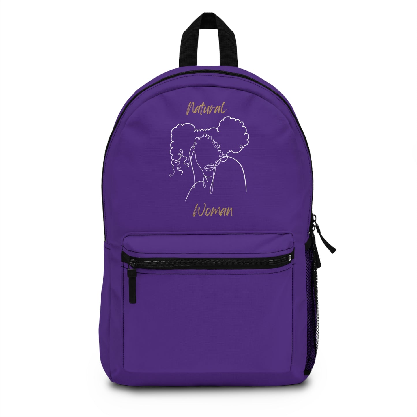 Natural Woman Twin Puffs (WL) Backpack PURPLE