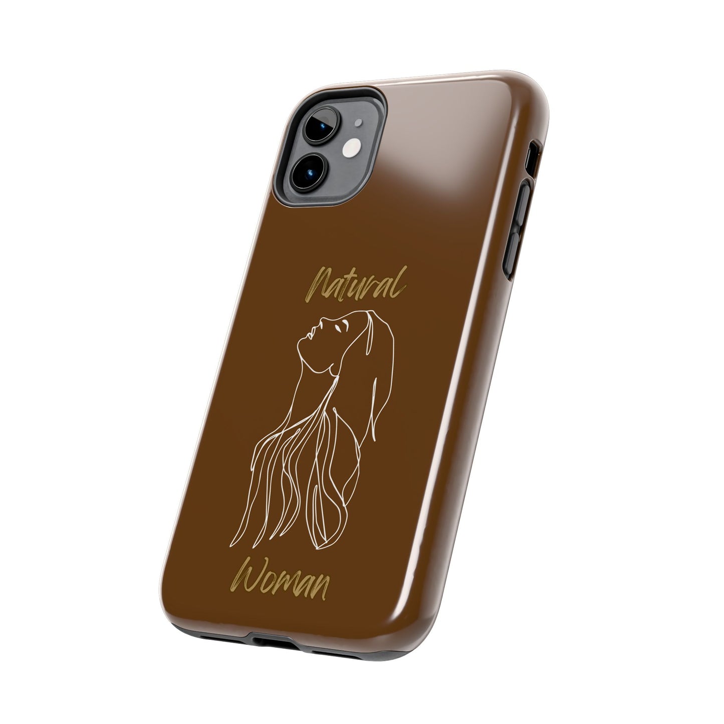 Natural Woman Appreciation (WL)Tough Phone Cases BROWN