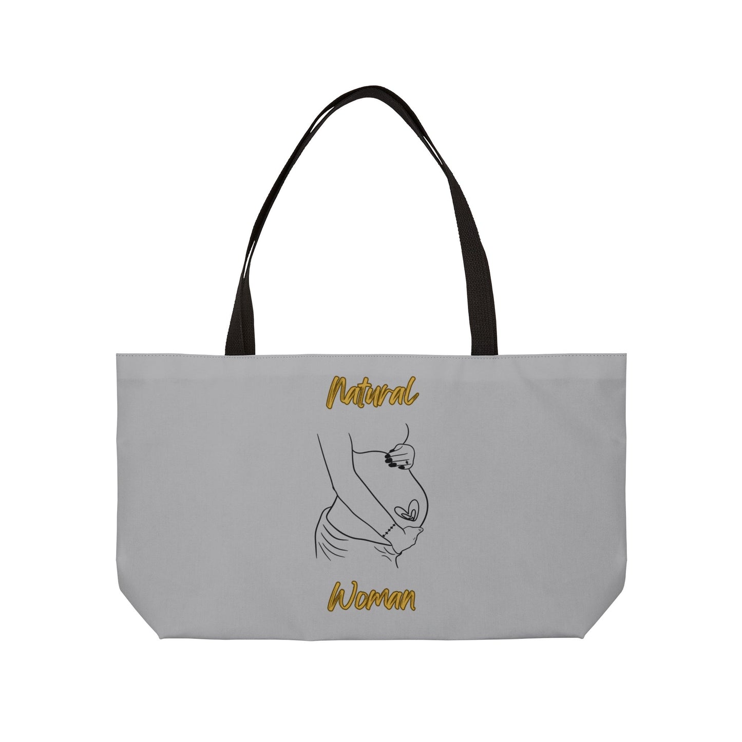 Natural Woman Loved In & Out (BL) Weekender Tote Bag LIGHT GREY