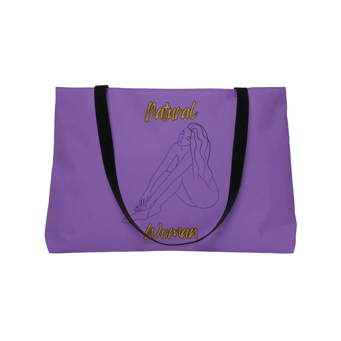 Natural Woman Beauty (BL) Weekender Tote Bag LIGHT PURPLE