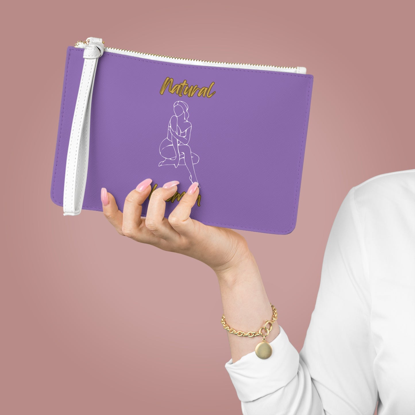 Natural Woman Shoulder Action (WL) Clutch Bag LIGHT PURPLE
