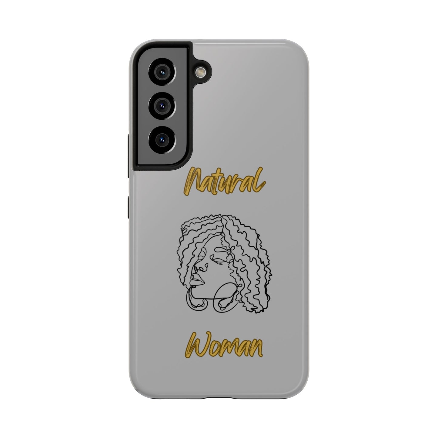 Natural Woman Naturally Me (BL)Tough Phone Cases LIGHT GREY