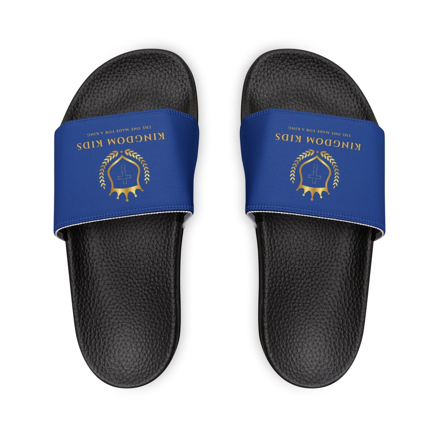 Kingdom Kids Youth Removable-Strap Sandals (Dark Blue)