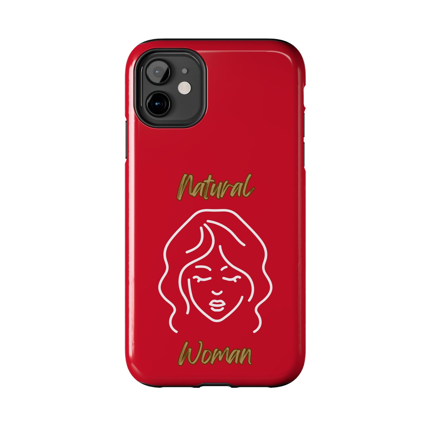 Natural Woman Modest (WL)Tough Phone Cases DARK RED