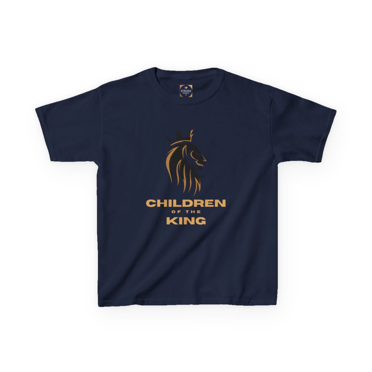 Children of the King Inspirational Kids Cotton T-Shirt (BL)