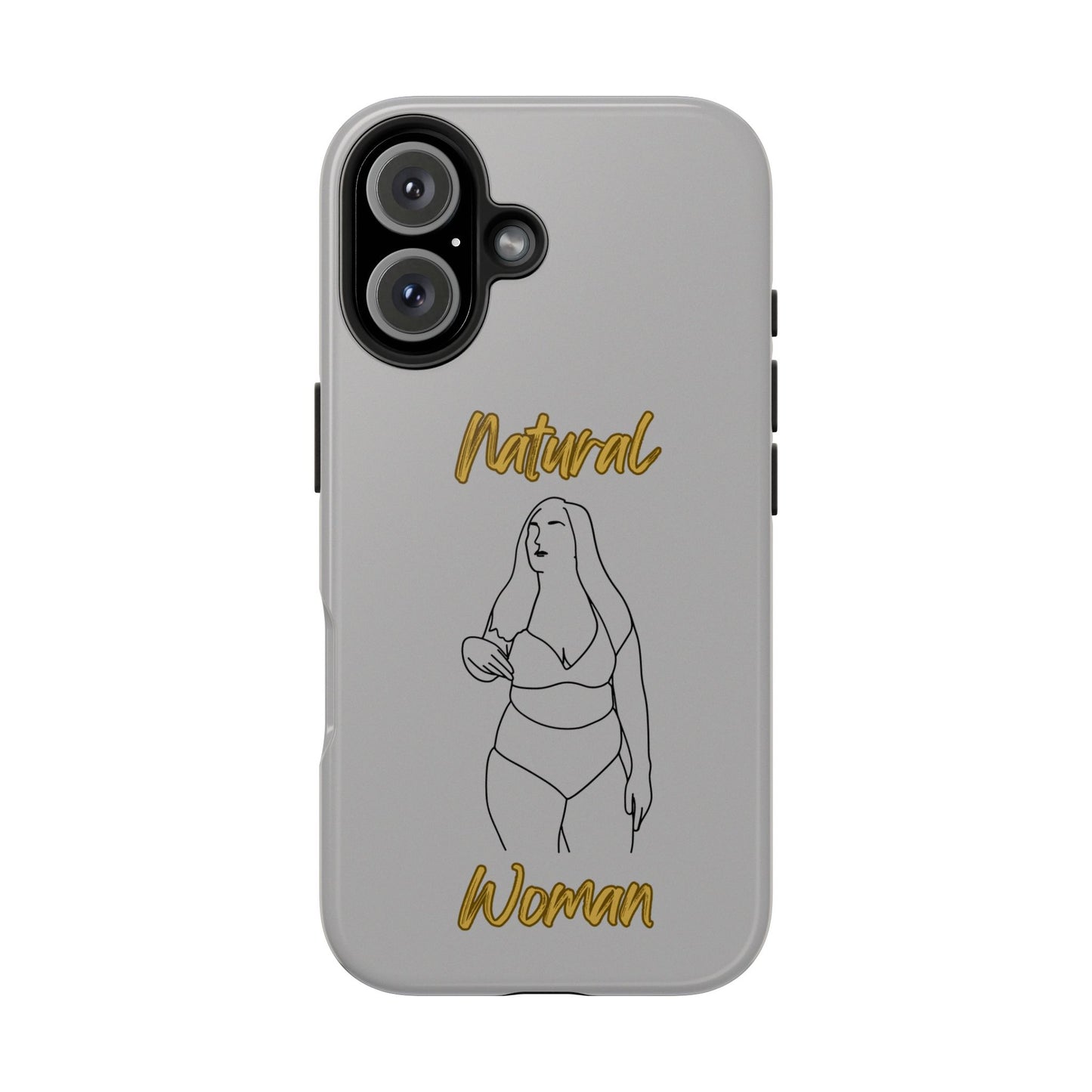 Natural Woman Full Beauty (BL)Tough Phone Cases LIGHT GREY