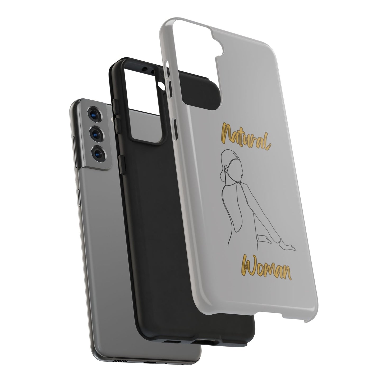 Natural Woman Hands Free (BL)Tough Phone Cases LIGHT GREY