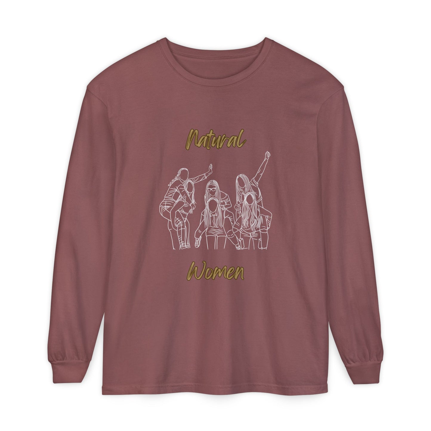 Natural Women Piggy Back (WL) Long Sleeve T-Shirt