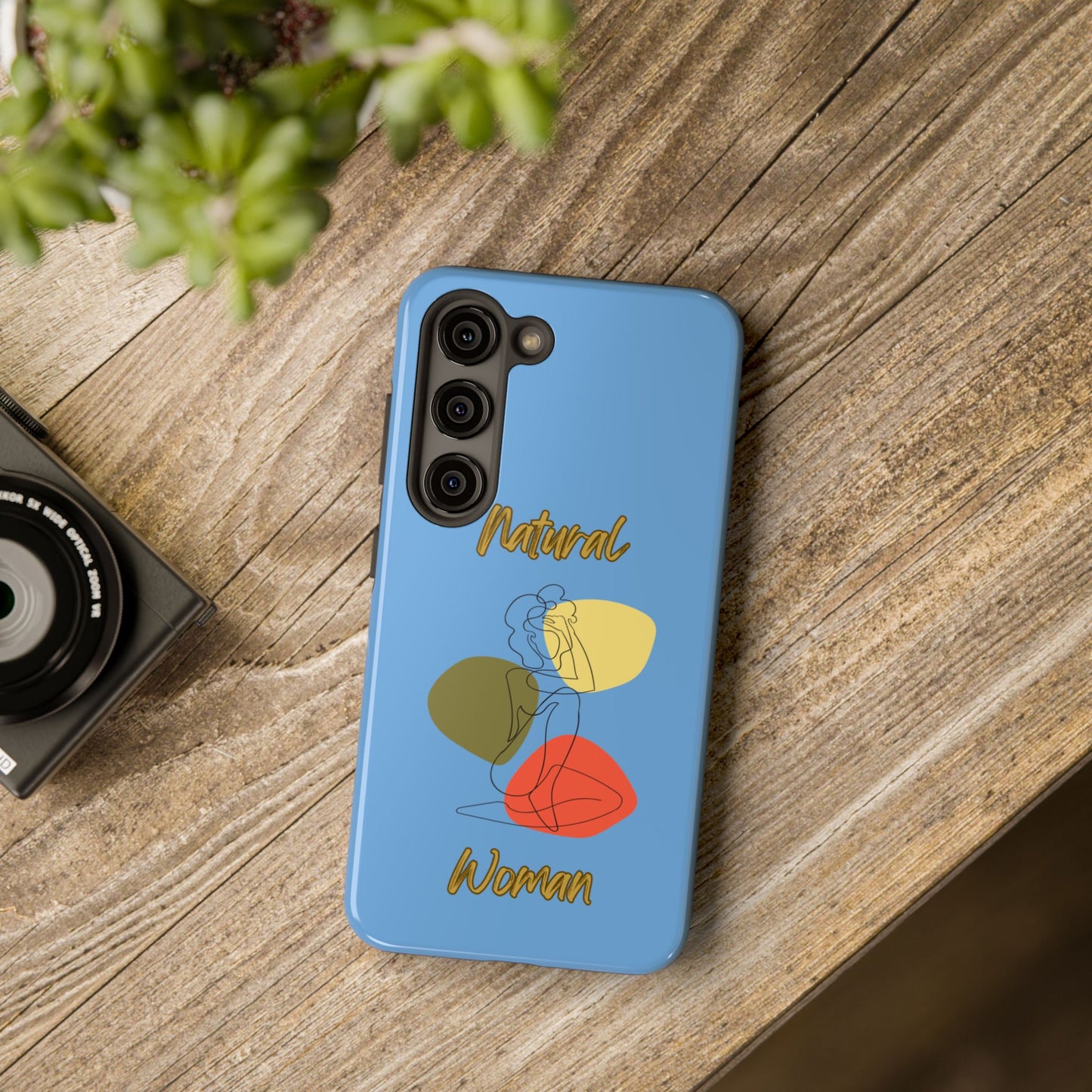 Natural Woman Colorful Pose (BL)Tough Phone Cases LIGHT BLUE