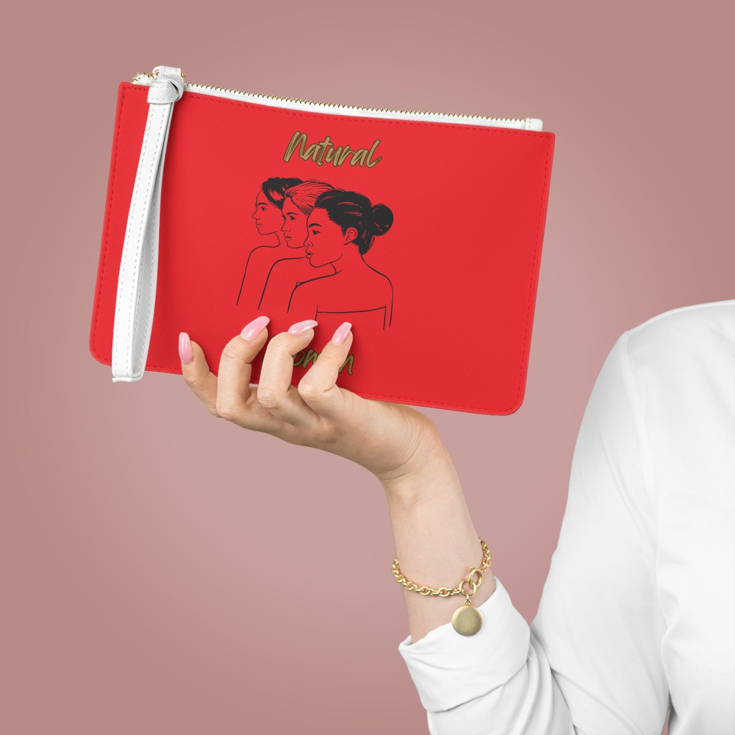 Natural Woman United Friends (BL) Clutch Bag RED