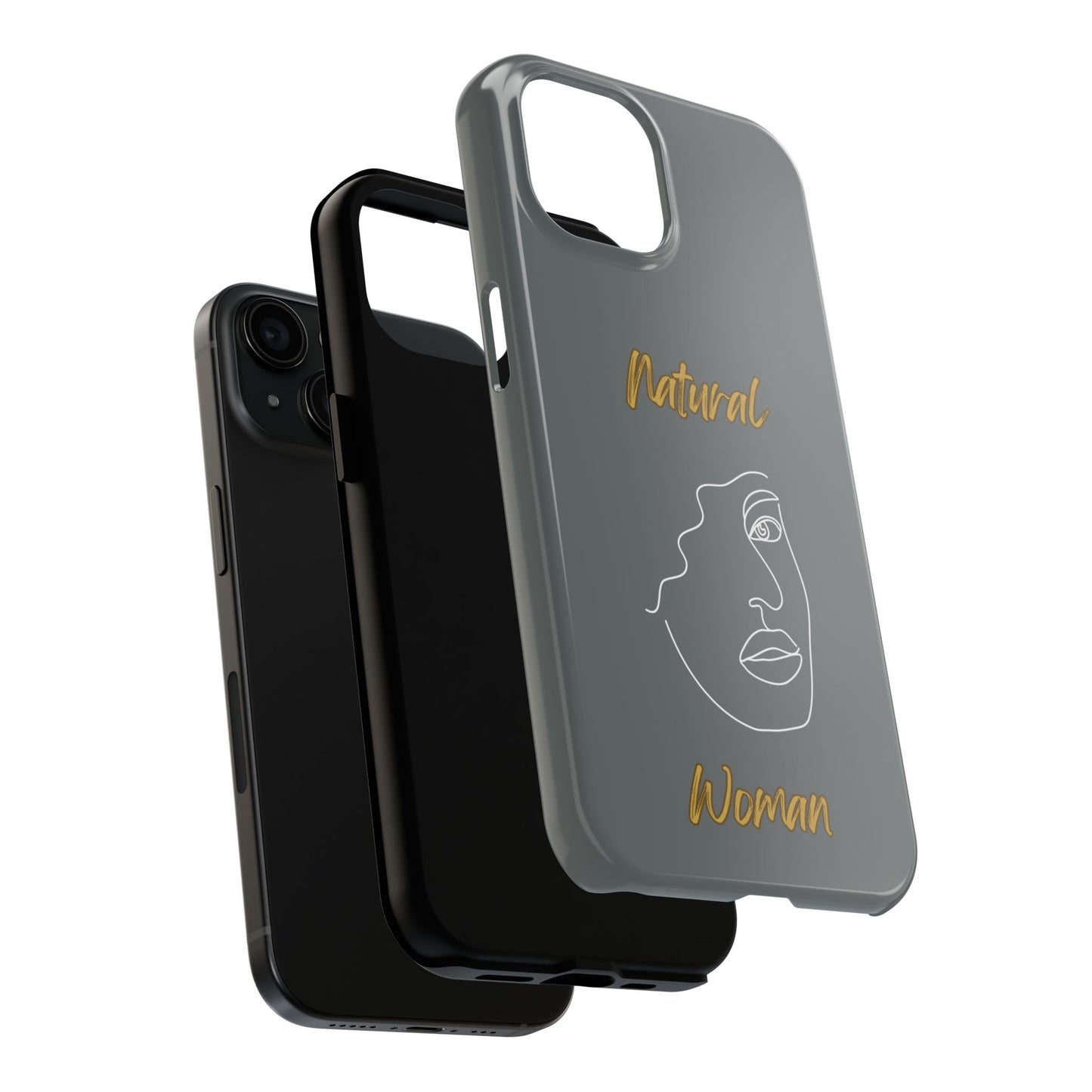 Natural Woman Peekaboo (WL)Tough Phone Cases DARK GREY
