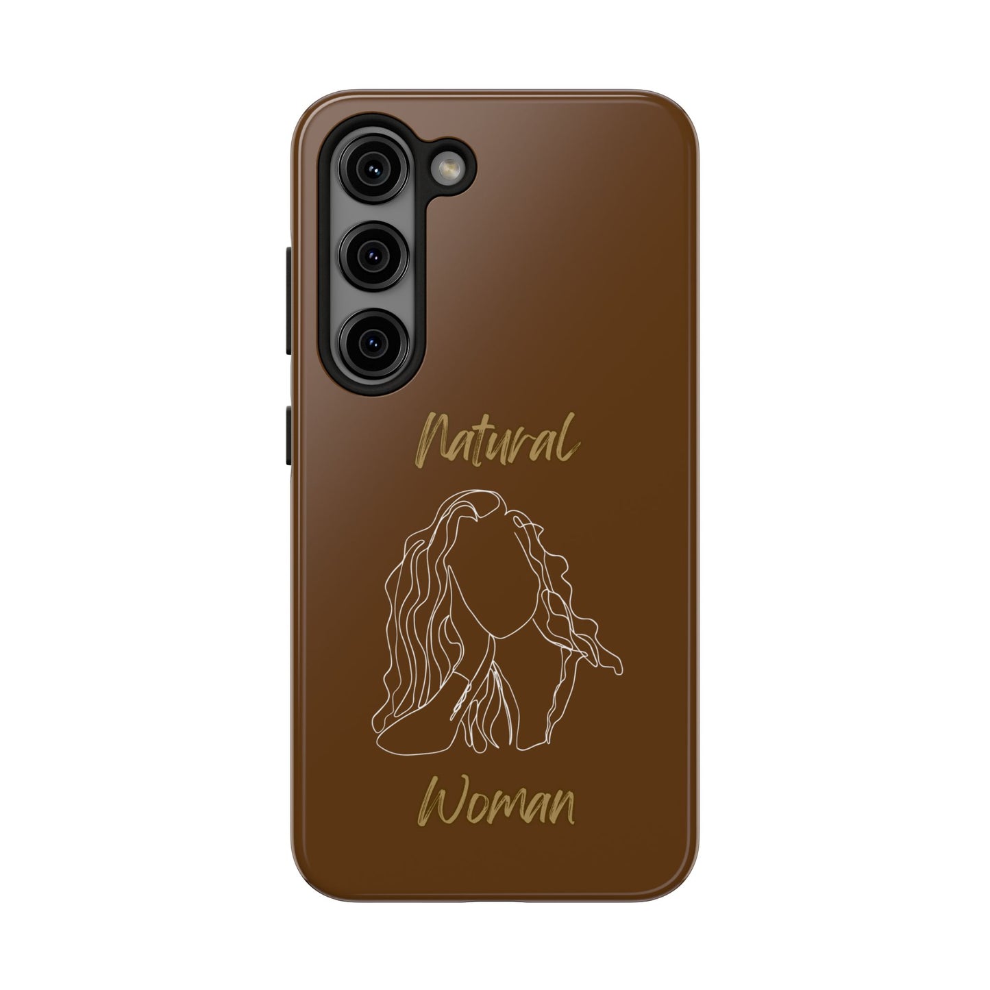 Natural Woman Relaxed (WL) Tough Phone Cases BROWN