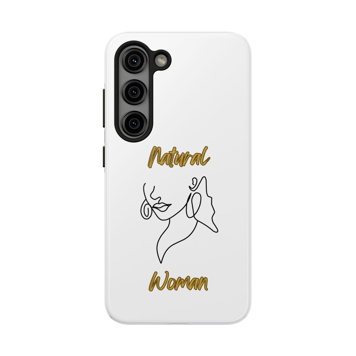 Natural Woman Lips (BL)Tough Phone Cases WHITE