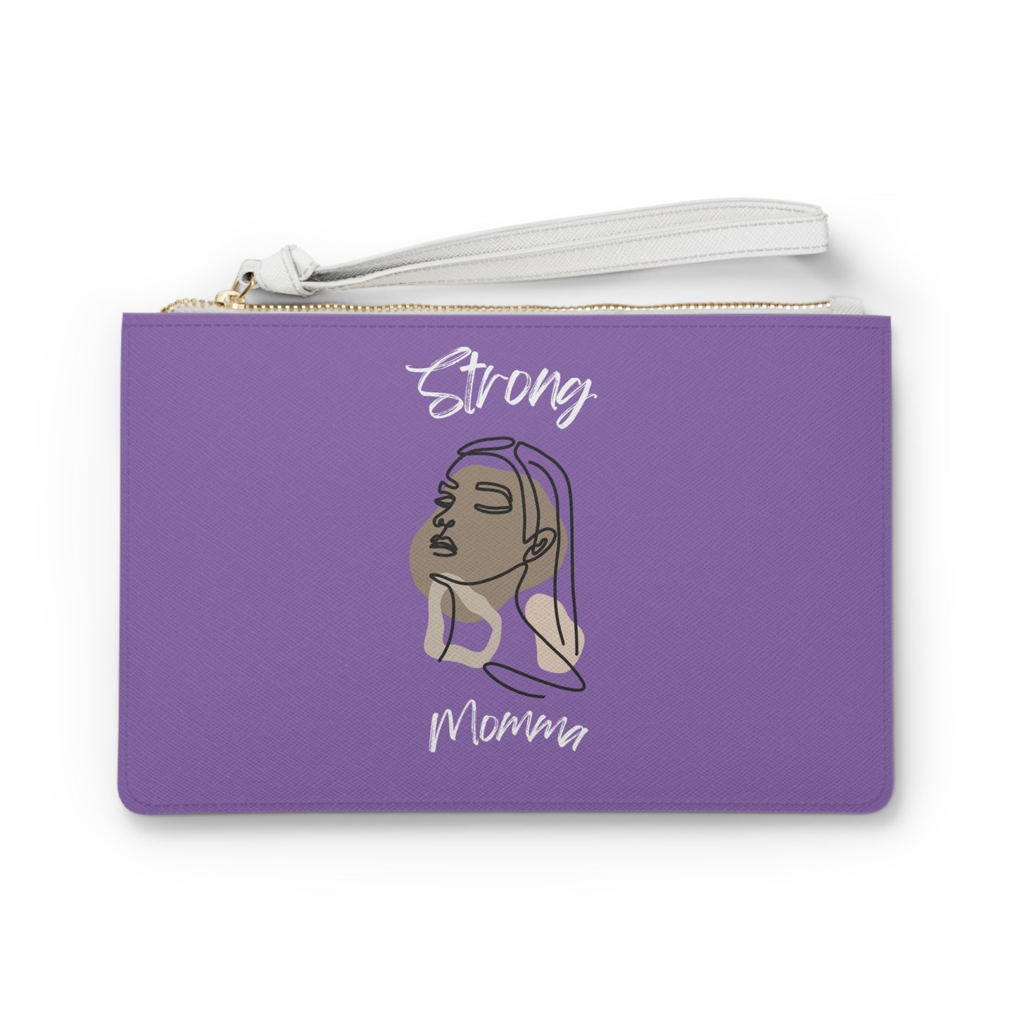 Strong Momma (WL) Clutch Bag LIGHT PURPLE