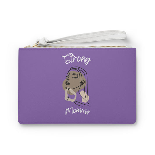 Strong Momma (WL) Clutch Bag LIGHT PURPLE