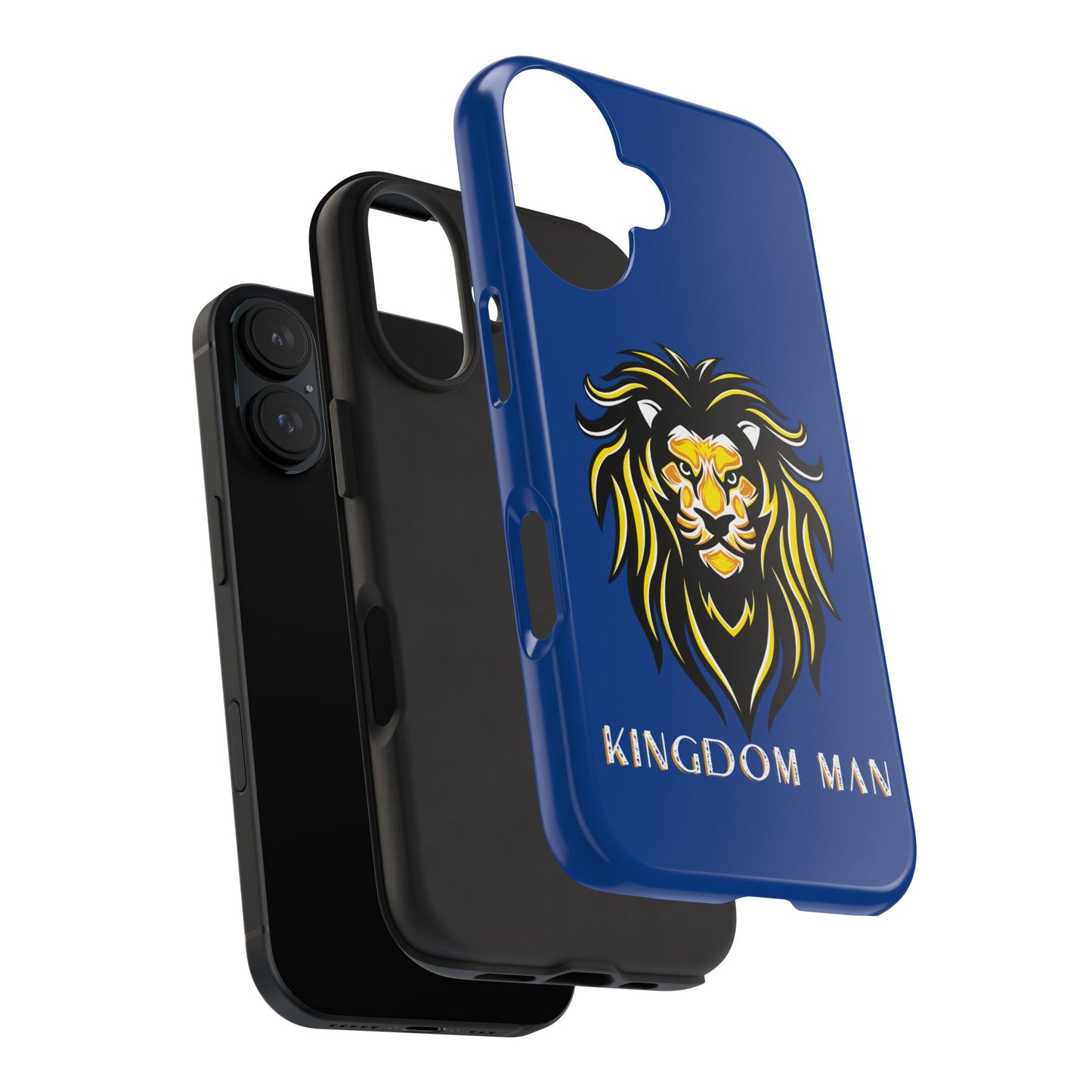 Kingdom Man (White-Gold Label) Tough Phone Case DARK BLUE