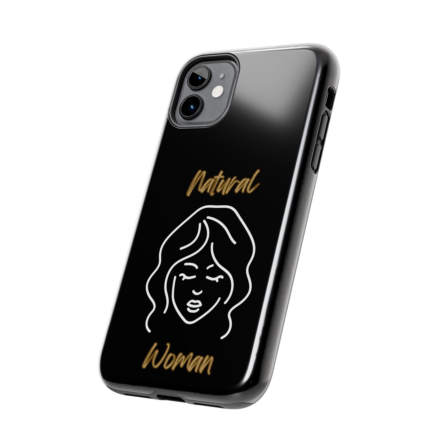 Natural Woman Modest (WL)Tough Phone Cases BLACK