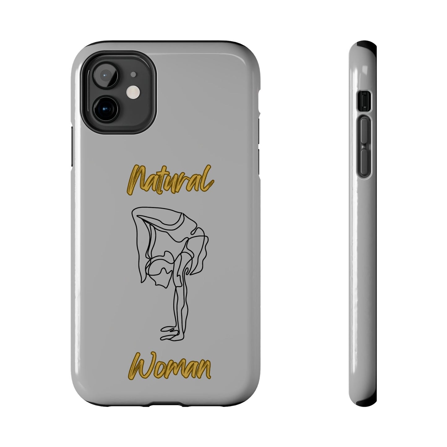 Natural Woman Flexible (BL)Tough Phone Cases LIGHT GREY