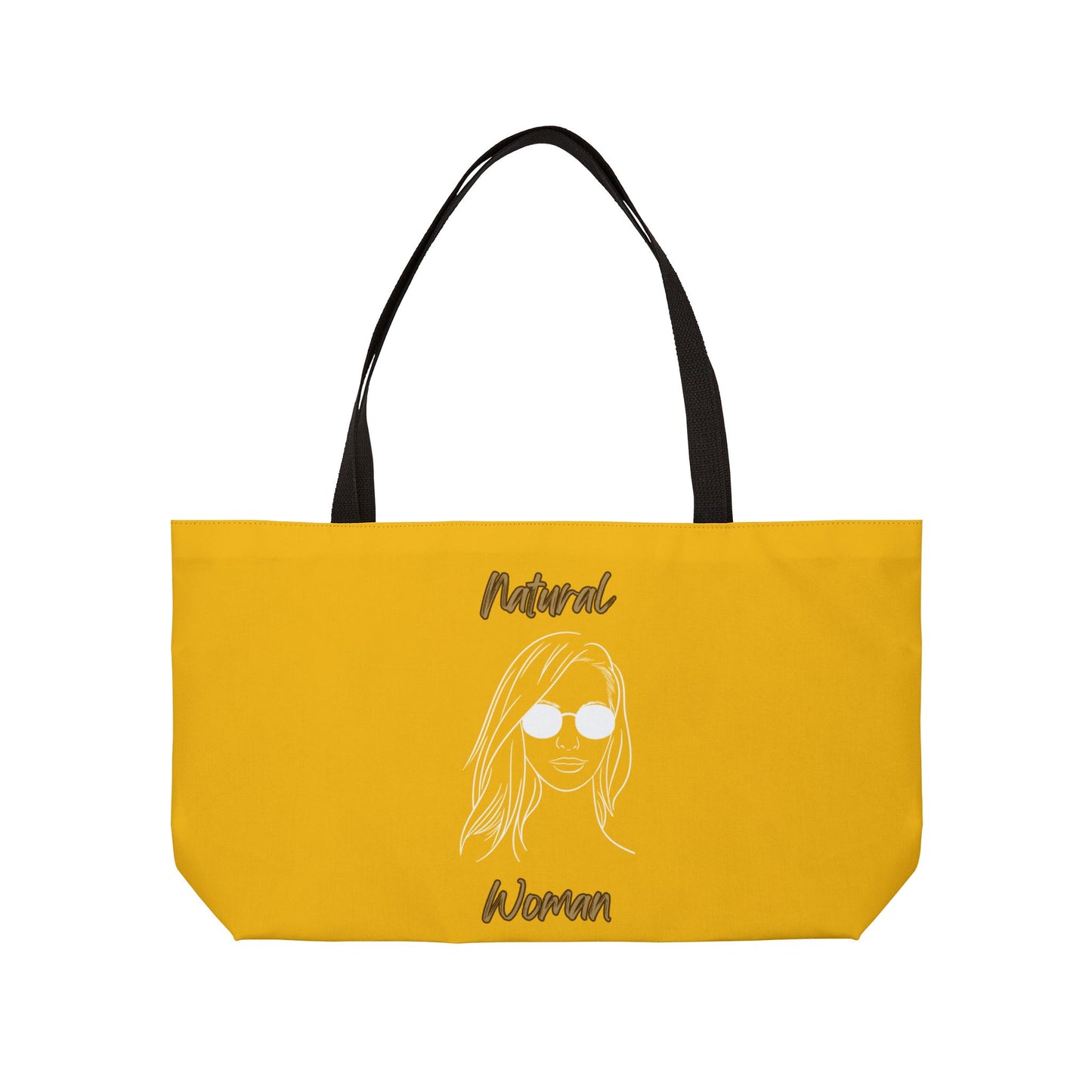 Natural Woman Shades (WL) Weekender Tote Bag YELLOW