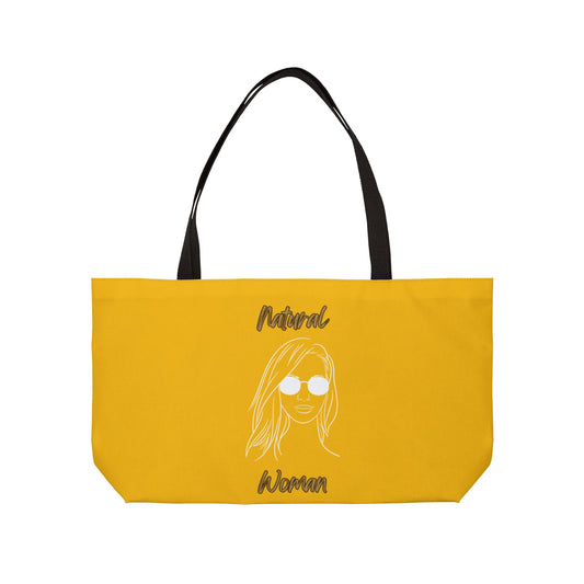 Natural Woman Shades (WL) Weekender Tote Bag YELLOW