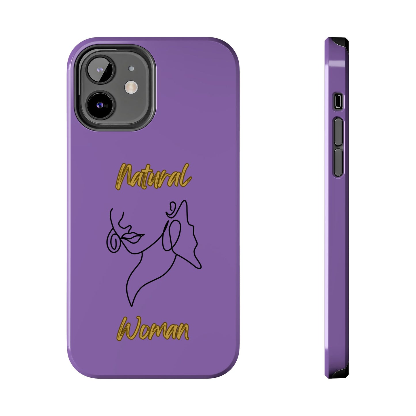 Natural Woman Lips (BL)Tough Phone Cases LIGHT PURPLE