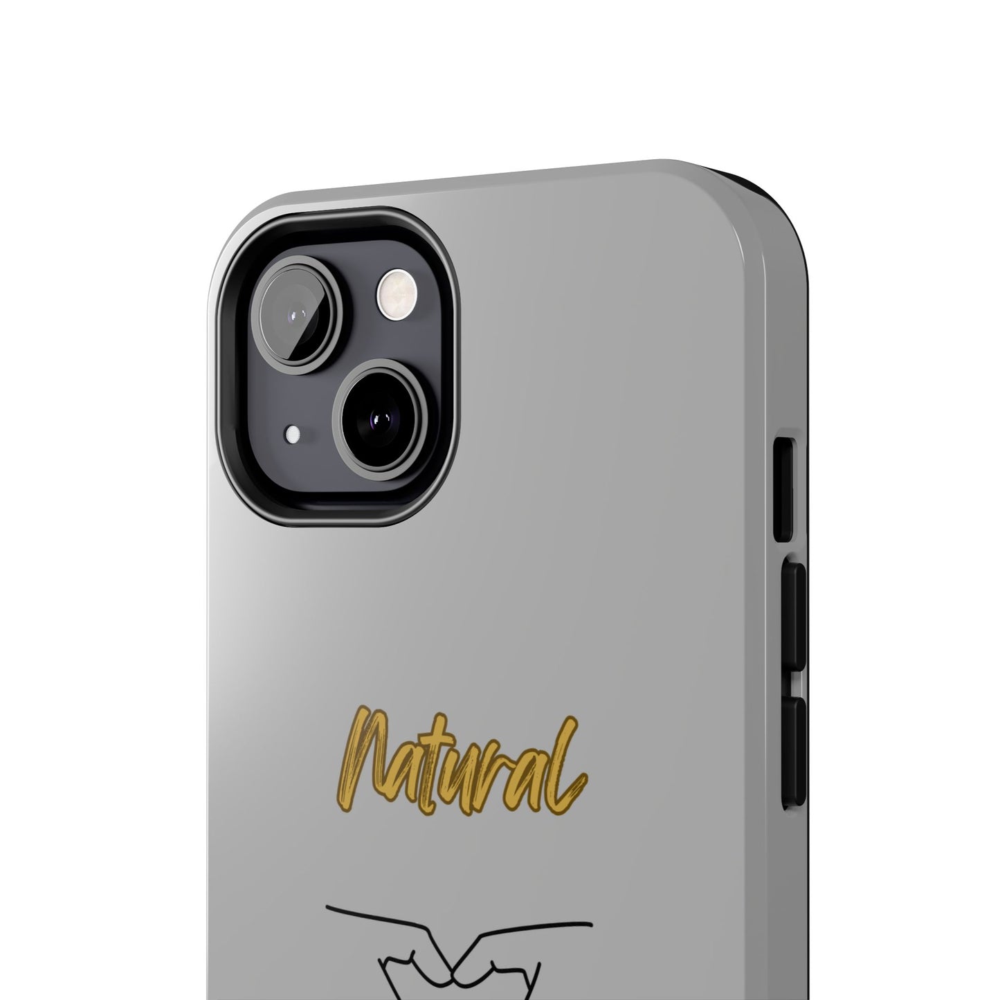 Natural Woman I Love You (BL)Tough Phone Cases LIGHT GREY